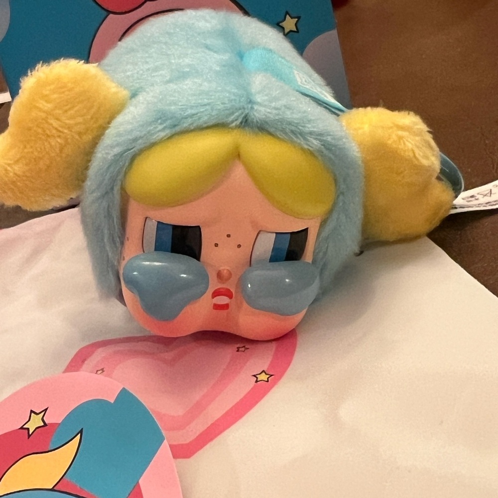 Blue and Yellow Plush Toy with Cute Design